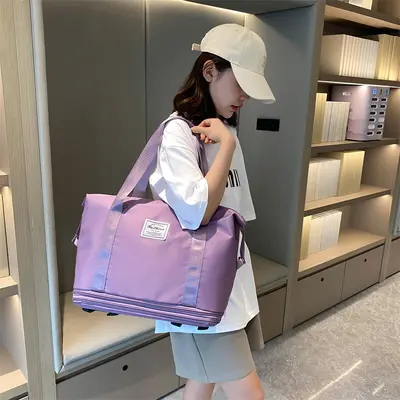 Travel Bag with Universal Wheels, Large Capacity, Expandable, Wet and Dry Separation - 4