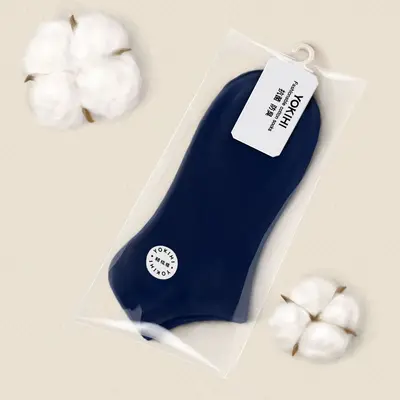 [Cotton antibacterial and deodorant] Socks pure cotton men's spring and summer short boat socks solid color independent packaging supermarket wholesale - 12