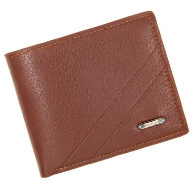 MenBense Men's Short Wallet with Multiple Card Slots, Large Capacity - 8