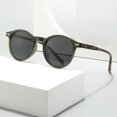 Small Round Frame Sunglasses, Unisex, UV Protection - 9
