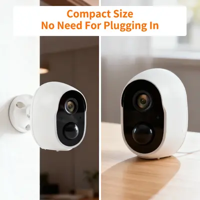 Wireless WiFi surveillance camera, 3MP, smart home