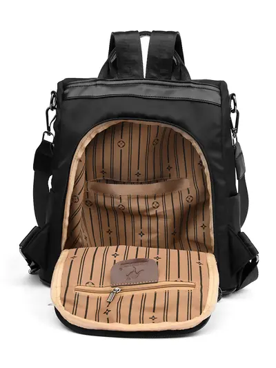 Trendy Korean style backpack, daily and stylish backpack, large capacity travel bag for students, lightweight women's bag. - 5
