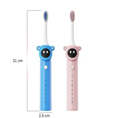 SENK-Kinderzahnbürste mit USB-Ladegerät, 6 Geschwindigkeiten, IPX7-wasserdicht, Modell 510