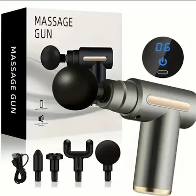 LCD 720 Fascia Massage Gun, Rechargeable, Portable - 9