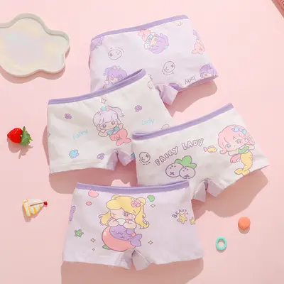 Baumwoll-Boxer-Slip für Mädchen - 8