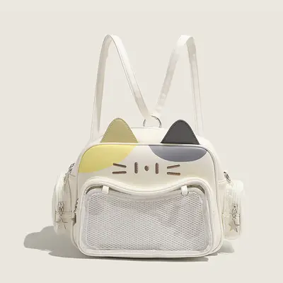 Cute Two-Dimensional Cat Bag, Transparent Crossbody Shoulder Bag for Women - 7