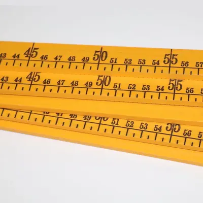 1 Metre Solid Wood Tailor's Ruler - 2