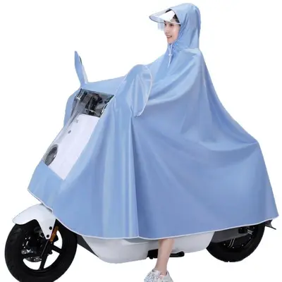Elektrischer Fahrzeugregen-Poncho für Männer und Frauen, lange vollständige Körper-Regenfeste Ein- und Doppelbatterie-Motorrad-Poncho Dropshipping