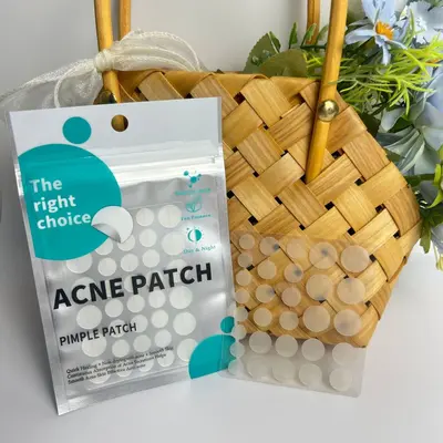 Transparent Round Hydrocolloid Pimple Patch with Essential Oil - 2