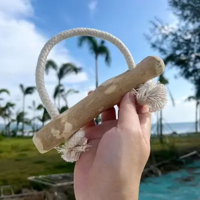 Natural Coffee Wood Dog Chew Stick, Durable, Boredom-Relief Toy for Puppies and Dogs - 11