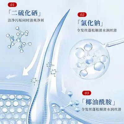 厂家现货洁维妮二硫化硒去屑洗发水柔顺蓬松头发清爽净屑洗发露