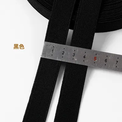 Düz Dokuma Elastik Bant, 1-20 cm, Şapka ve Çanta İçin Renkli Lastik Şerit - 7