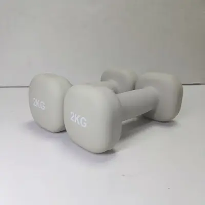 Kadınlar için evde kullanım 2 kg çift erkek kare başlı dökme demir genç ve çocuk saf demir set - 11