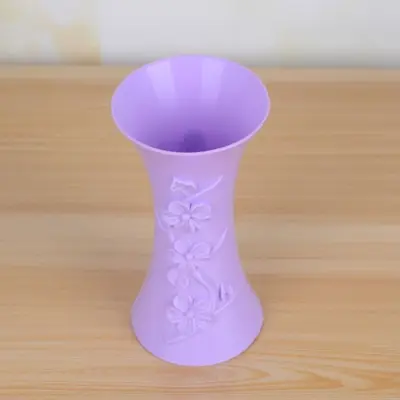 Modern Artificial Flower Plastic Vase, Anti-Fall, Small Mouth Decorative Vase - 6