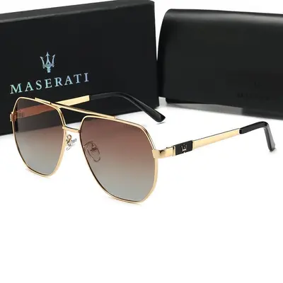 Maserati Men's Polarized Sunglasses, Large Frame, 2025 Model, Driving Glasses - 4