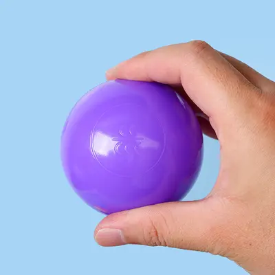Çocuk oyun alanı için kalınlaştırılmış plastik okyanus topu, renkli, ısırmaya dayanıklı