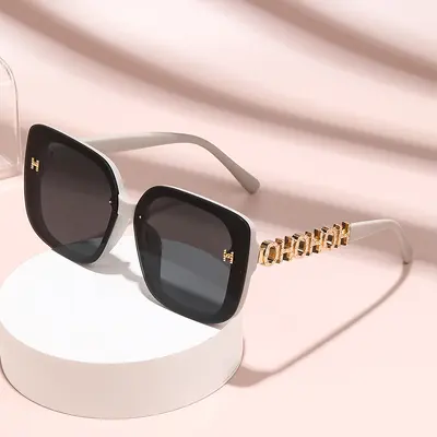 Leichte Luxus-Sonnenbrille mit Polarisierung, modischer großer Rahmen, vielseitige Sonnenbrille, grenzüberschreitende Brille, Anti-UV, hochwertige Sonnenbrille