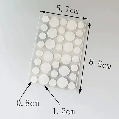 Invisible Hydrocolloid Pimple Patch, Makeup-Compatible - 2
