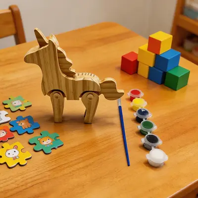 Children's DIY Building Block Educational Toy - 4