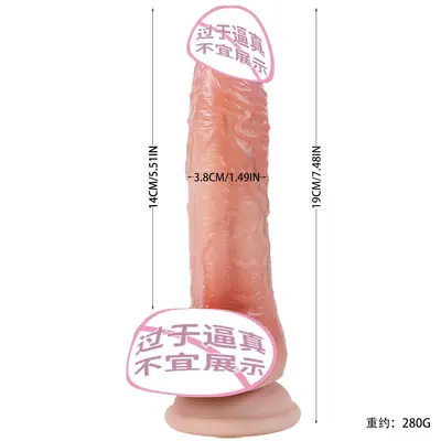 Bendable Vibrating Adult Massage Wand, Electric Realistic Design - 8