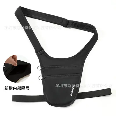 Anti-theft travel waist bag, passport document wallet, personal invisible theft prevention bag, Europe travel abroad crossbody bag - 8