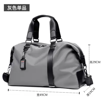 Waterproof travel bag, shoulder strap, fabric - 8