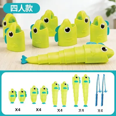 Telescopic Desktop Fishing Game, Educational Children's Board Game - 8