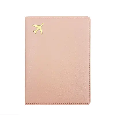 Kişiselleştirilmiş pasaportluk, gezi seyahati, taşınabilir uçak kartı tutucusu, unisex hırsızlık önleyici pasaportluk, günlük PU uyumlu - 8