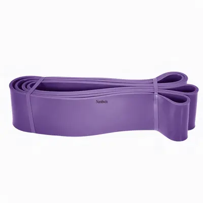 Numbwin Rubber 350 lb Resistance Band Fitness Training Stretch Band 2080x83mm Glute Training Pull-up Band - 9