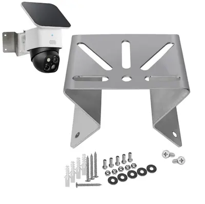 CCTV kamera braketi, paslanmaz çelik, duvar montajı