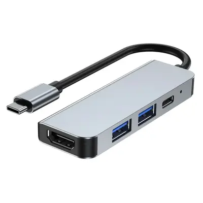 Typec Fünf-in-Eins Dockingstation für Mobiltelefon, Tablet, Konverter, Spielkonsole, HDMI-Dockingstation, USB-Hub - 8