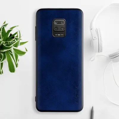 Hülle für Xiaomi Redmi 10X, Avocado-Leder, zweifarbig