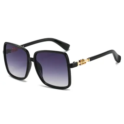 Damen-Sonnenbrille, großer Rahmen, bunt dekorativ - 7
