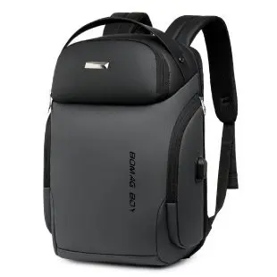 Herren-Businessrucksack mit USB-Anschluss, wasserdichtes Laptopfach - 12