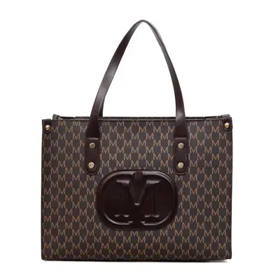Women's Retro Minimalist Large Capacity Single Shoulder Tote Bag - 9