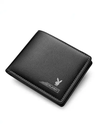 Men's Short Wallet Zipper Multi-Function Card Slots - 4