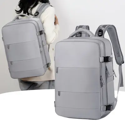 Waterproof Multifunctional Business Backpack with Laptop Compartment - 5