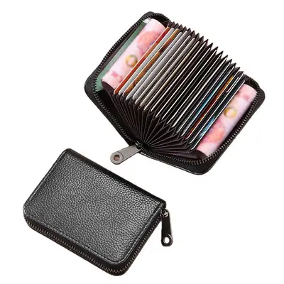 Men's Card Holder with RFID-Style Protection and Multiple Card Slots - 6
