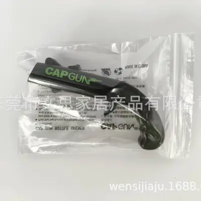 ABS CAP GUN Pistolen-Flaschenöffner mit Kronkorken-Schuss - 9