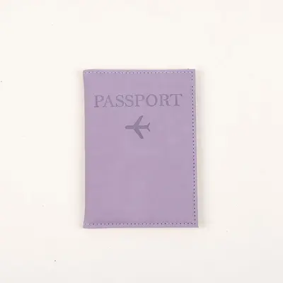 PU leather passport protective case, large capacity - 12