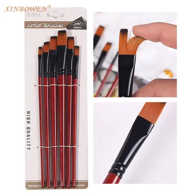 Nylon-Aquarellpinsel-Set 6-teilig - 3