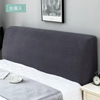 European Full-Enclosure Headboard Cover Minimalist Modern Corn Grain Headboard Backrest Household Dustproof Protective Cover Elastic - 10