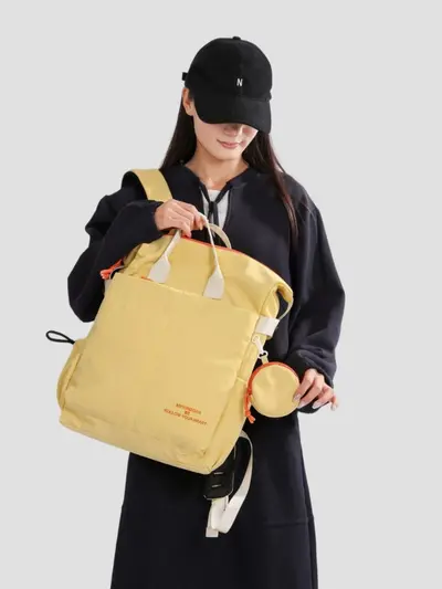 Women's Laptop Backpack, Customizable, Student Style - 4