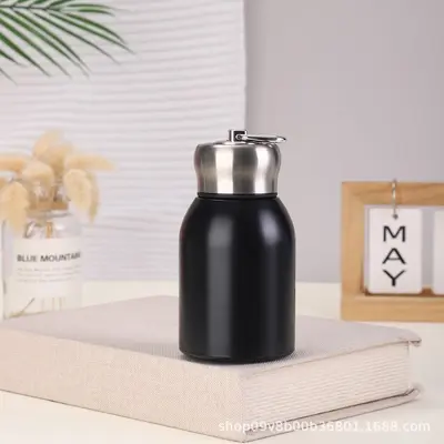 316 Stainless Steel Mini Thermos Cup with Lock Lid, Portable - 11