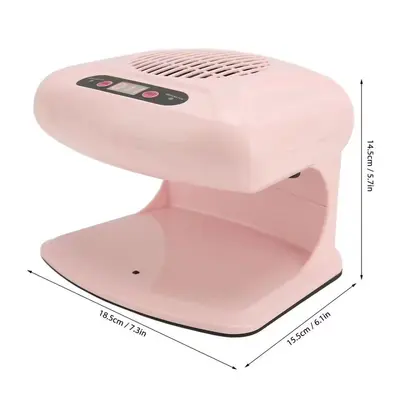 Sensor nail polish dryer with hot and cold air function