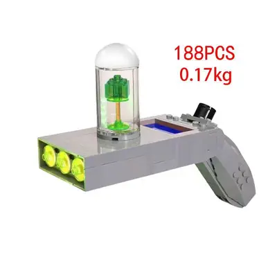 MOC-19873 Rick and Morty Portal Gun Model Building Block Set, Small Pieces