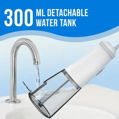 UV Dezenfeksiyonlu Taşınabilir Diş Duşu 300 ml Pistonlu Pompa - 5