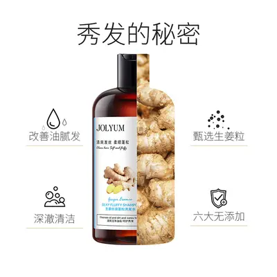 Ginger Silky Smooth Shampoo, Repairs Dry and Split Hair - 4