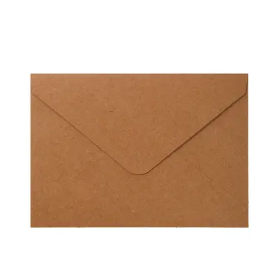 Foldable Thank You Greeting Card with Flowers, Kraft Paper, White Envelope and Seal