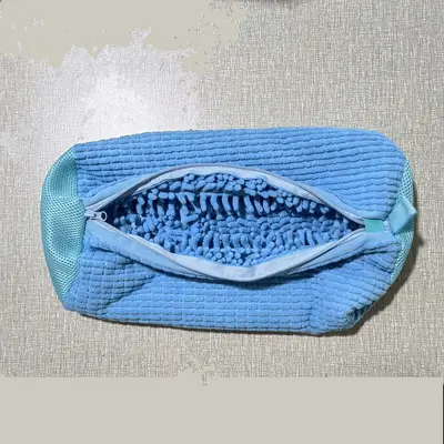 Amazons neue faule Schuhwasch-Tasche, zylindrische Waschmaschinen-Wäschetasche aus Polyester, Schutzschuhtasche, Anti-Verformungs-Waschbeutel - 9